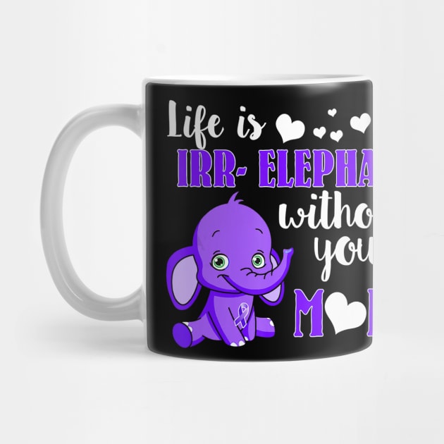 IRR ELEPHANT WITHOUT YOU MOM WOMEN ALZHEIMER AWARENESS Gift by thuylinh8